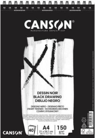 Produktbild Canson Zeichenblock Black Draw (A4)