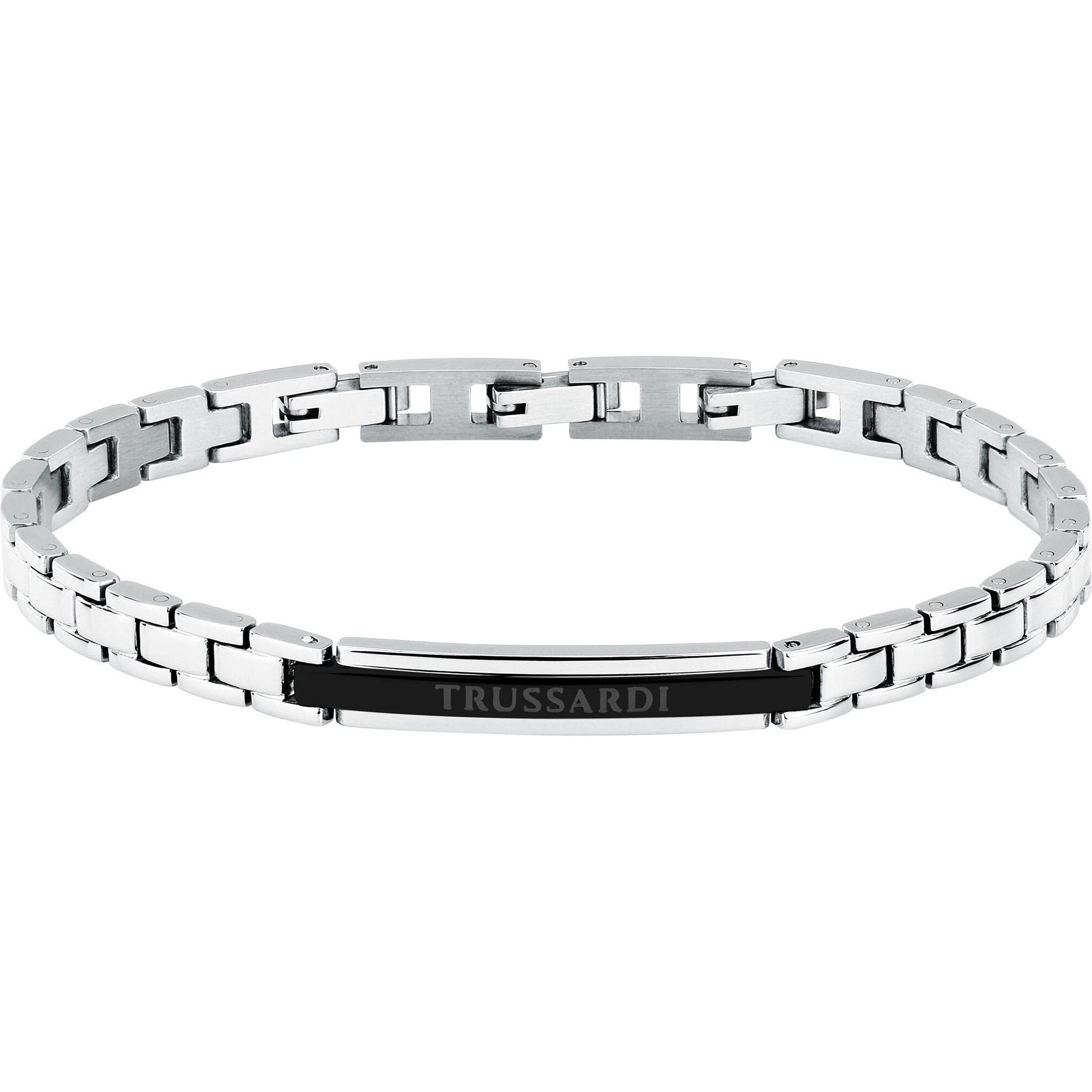 Trussardi, Bracciale, - Fashion steel bracelet for men T-Steel TJAXV22