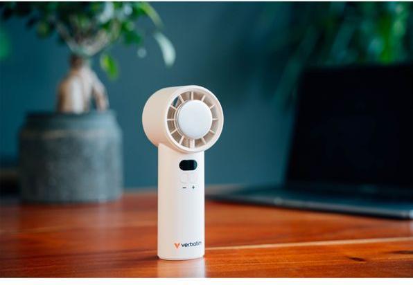 Actual product image Verbatim CoolnGo Handheld Fan White