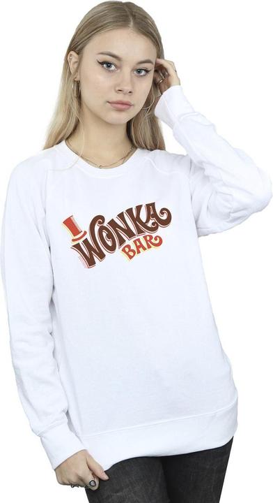 Actual product image Willy Wonka & the Chocolate Factory Womens/Ladies Bar Logo Sweatshirt (4XL)