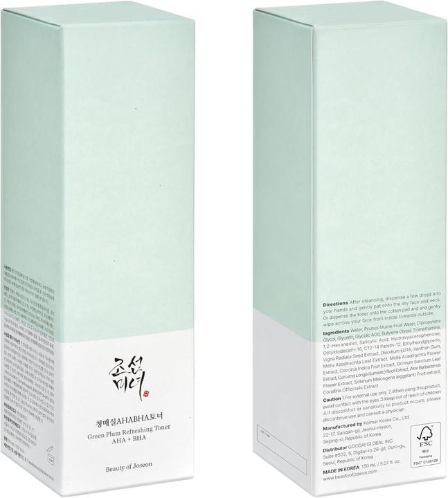 Produktbild Beauty of Joseon Green Plum Refreshing Toner (Gesichtswasser, 150 ml)