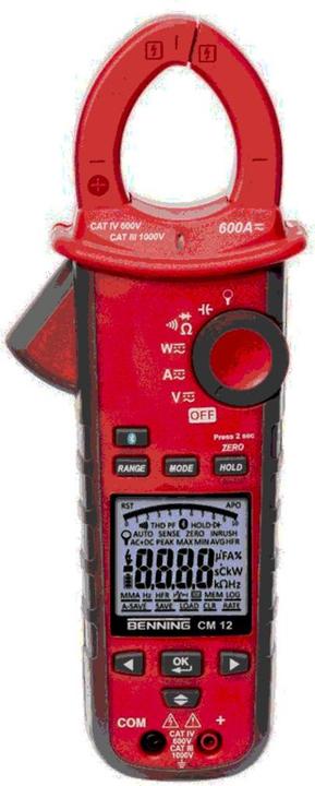 Produktbild Benning Stromzange CM 12 Kalibriert na (CAT IV 600V, Zangenstrommesser)