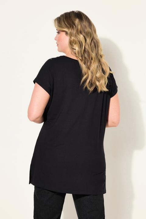 Immagine prodotto Miamoda T-Shirt, A-Linie, Perlenketten-Druck, Halbarm (46)
