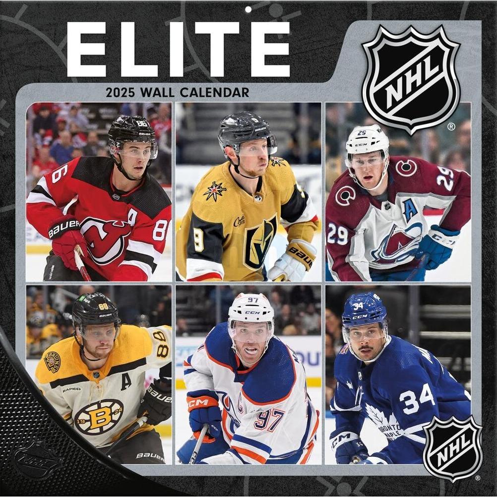 Turner, Kalender, NHL - Elite - 30.5 x 30.5 cm Wandkalender 2025 (30.5 x 30.5 cm, Französisch, Italienisch, Spanisch, De...