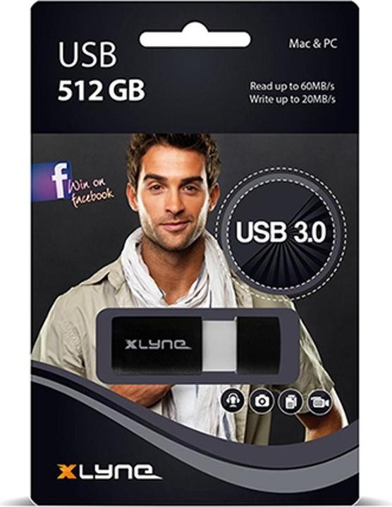 Actual product image Xlyne Highspeed Wave (512 GB, USB-A)