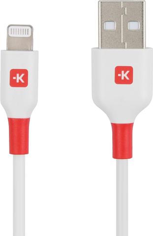 Actual product image Skross USB Cable USB to Lightning Cable, 1.2m white (1.20 m, USB 2.0, 28 W)