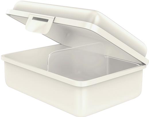 Produktbild Fizzii Lunchbox mit Trennfach perlweiss, Meerjungfrau