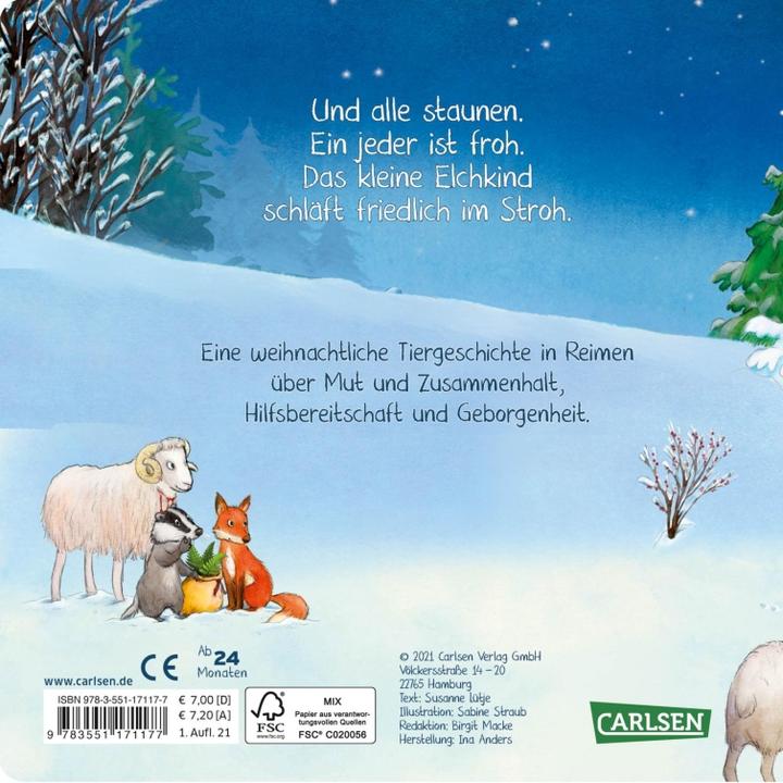 Actual product image Kommt und seht! Der kleine Elch ist geboren (German, Susanne Lütje, 2021)