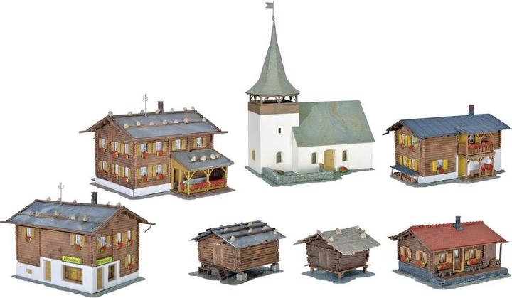 Produktbild Kibri 38010 H0 Set Sertig-Dörfli
