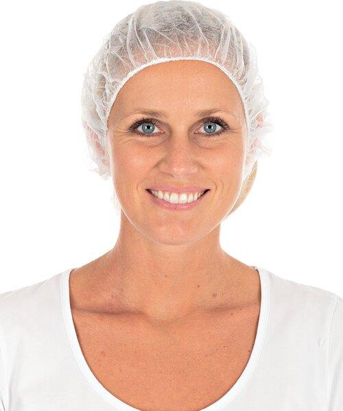 Produktbild Hygonorm Baretthaube Bettina leichte Qualität DM 60cm weiss VE=100 Stück