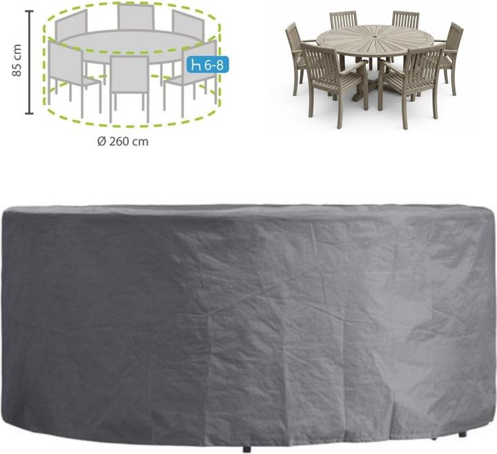 Image du produit Garden Lights Housse d'Extérieur pour Ensemble de Jardin Rond - Ø 260 cm