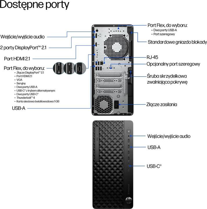 Actual product image HP EliteDesk 8 Tower G1i Desktop AI PC (1000 GB, 16 GB)