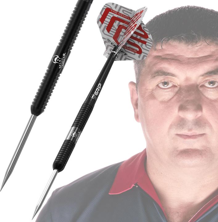 Image du produit Bull's Mensur Suljovic Black Edition Steel Dart (25 g)