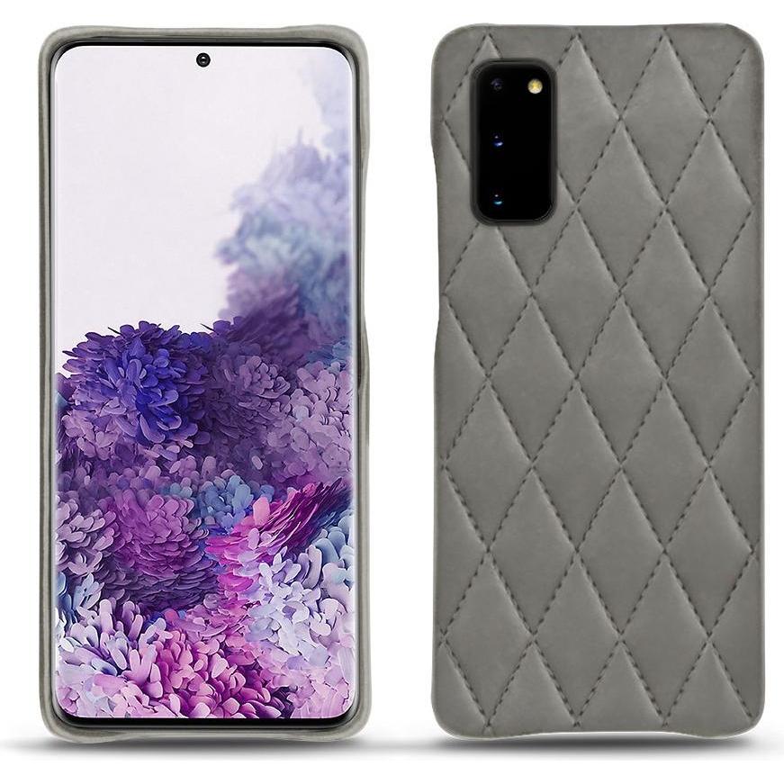 Noreve Lederschutzhülle (Samsung Galaxy S20), Smartphone Hülle, Grau