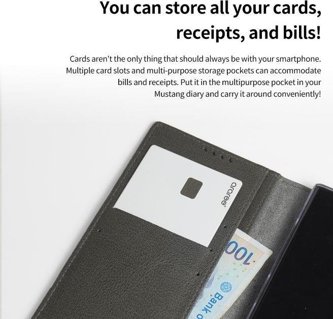 Produktbild Araree Mustang Diary Made in Korea Series (Samsung Galaxy S24 Ultra)