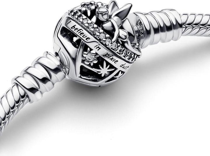 Produktbild Pandora Disney Tinker Bell Clasp Moments Schlangen Armband (19 cm, Sterling Silber 925)