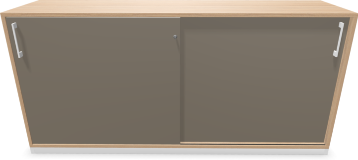 Image du produit Narbutas Choice Armoire à portes coulissantes (160 x 40 x 76 cm)