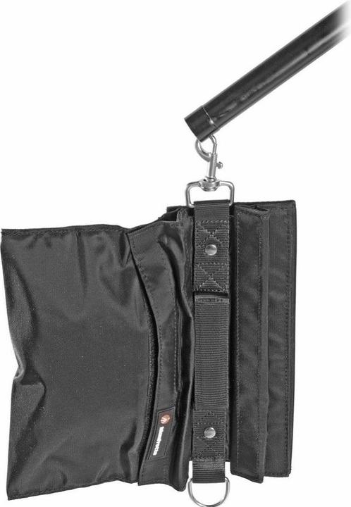 Actual product image Avenger Baby Steel Combi Boom Stativ, Alu, mit Nivellierbein und Sandsack, schwarz (413.21 cm, 10 kg)