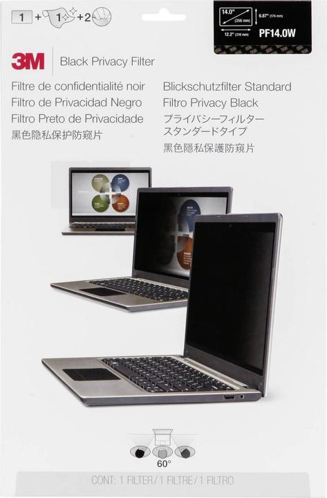 Actual product image 3M Pf140w9b (14", 16:9)