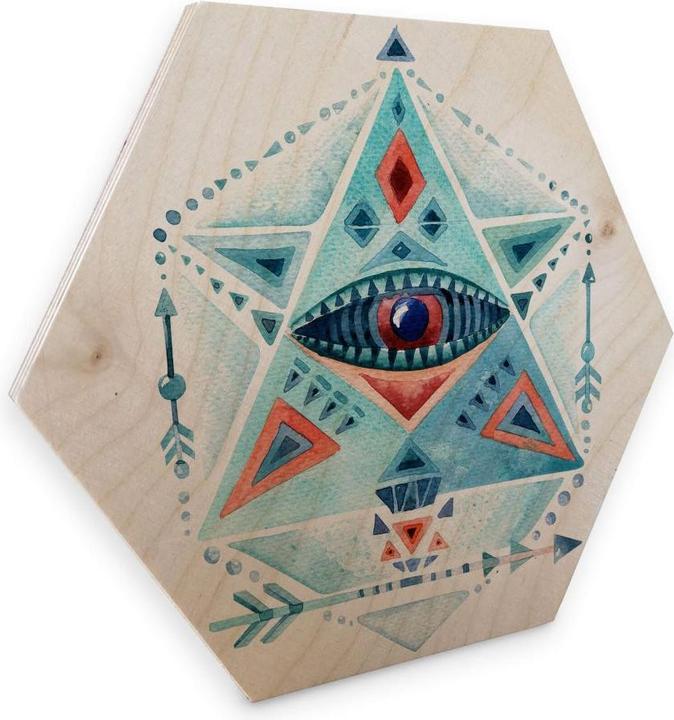 Produktbild Trenddeko Blaues Prisma (25 x 22 cm)