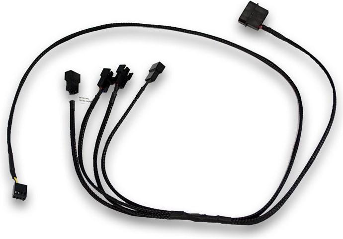 EKWB EK-Cable Y-Weiche für 4x 4-Pin-PWM-Lüfter