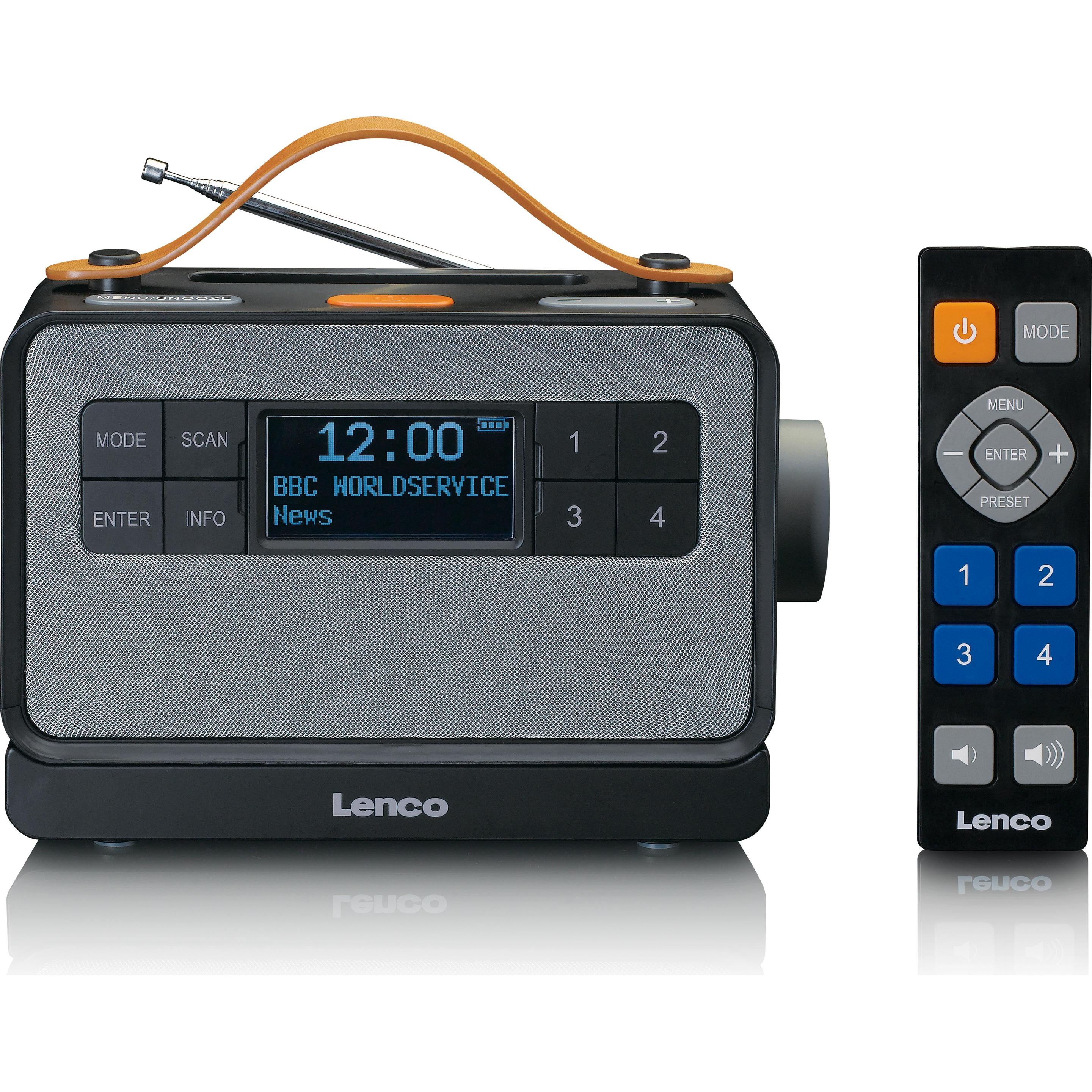 Lenco PDR-065 (DAB, FM, Bluetooth), Radio, Nero