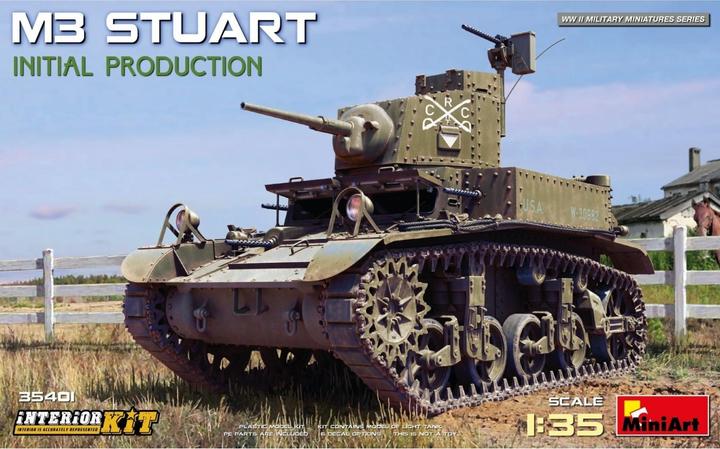 Produktbild Miniart 1:35 - M3 Stuart Initial Prod, Interior Kit