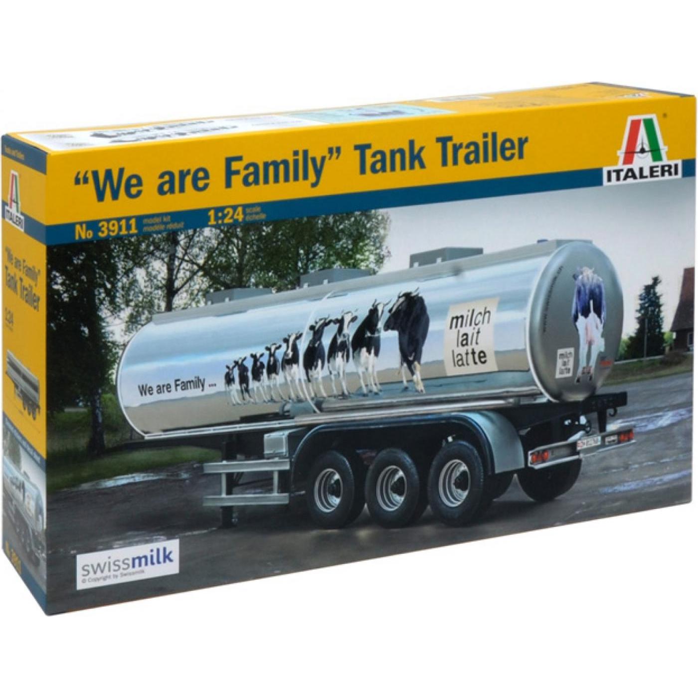 Tamiya 1:24 The FamiliySwissmilk Tank Trailer