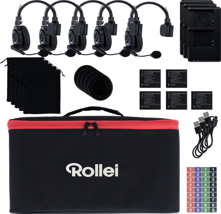 Produktbild Rollei Xtalk X5 Intercom-Headsets (Kabellos)
