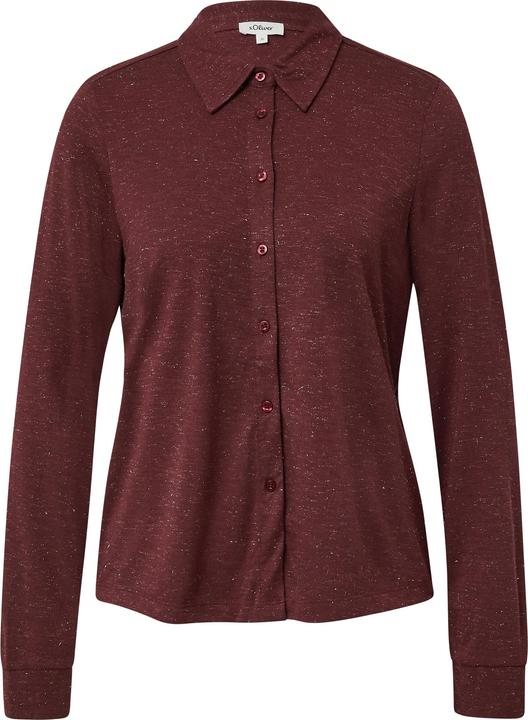 Produktbild s.Oliver T-Shirt Jerseybluse mit Glitzergarn (48)