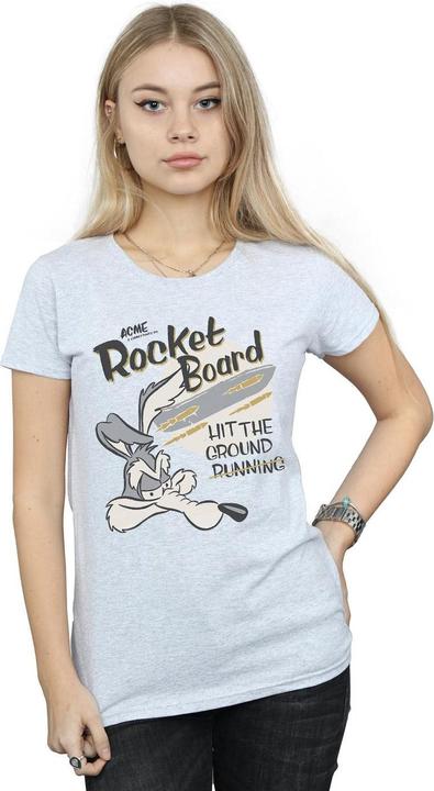 Immagine prodotto Looney Tunes Wile E Coyote Rocket Board Maglietta Donna (S)