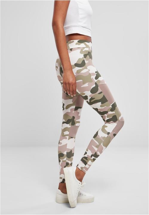 Actual product image Urban Classics Ladies Camo Tech Mesh Leggings (3XL)