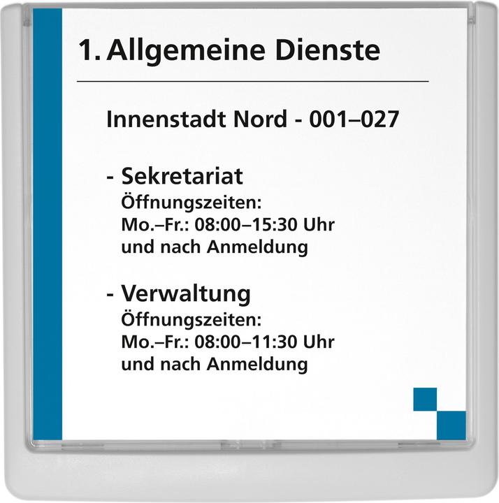 Image du produit Durable Plaque de porte Click Sign