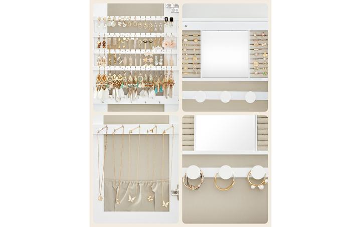 Actual product image Songmics Schmuckhalter Spiegel