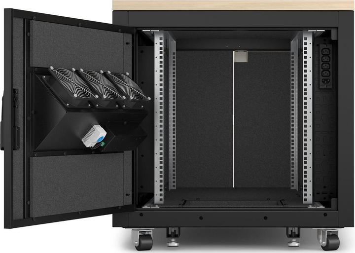 Produktbild APC Netzwerkschrank NetShelter CX AR4012A Soundproof 12HE (12 HE, 19 Zoll Rack)