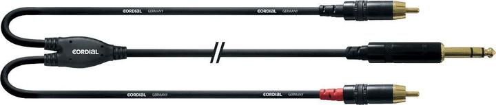 Image du produit Cordial Cfy 3 Vcc (3 m, Câble jack 6,3 mm, Câbles Cinch)