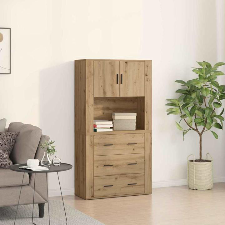 Actual product image vidaXL Highboard Aufbewahrung (33 x 33 x 150 cm)