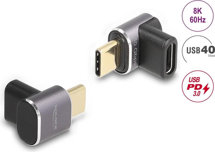 Produktbild Delock USB Adapter 40 Gbps USB Type-C PD 3.0 100 W (USB Typ-C, 1.50 cm)