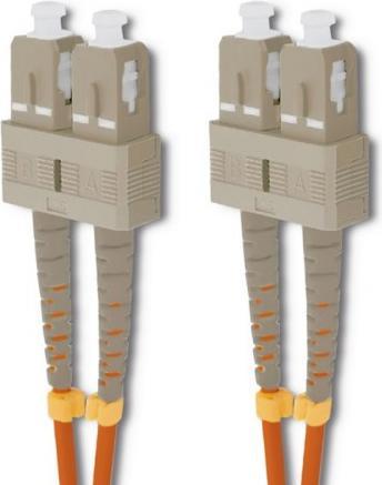 Produktbild Qoltec światłowodowy SC/UPC 1.0m pomarańczowy (CAT6, 1 m)
