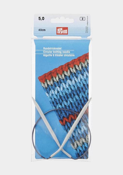 Immagine prodotto Prym Ago circolare per maglieria Ø 5 mm x 40 cm, alluminio, grigio