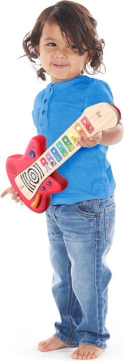 Actual product image Hape Deluxe Magic Touch Guitar (German, French, Italian, English)