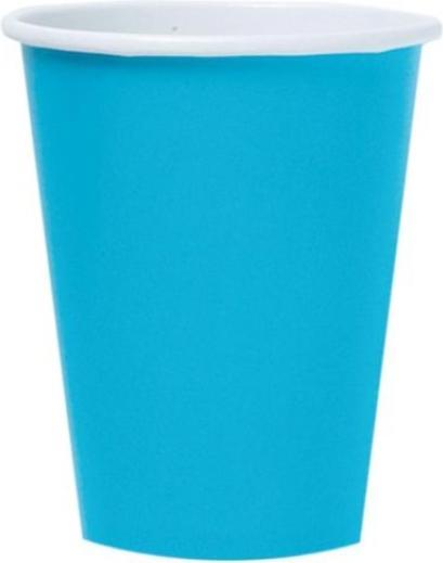 Actual product image Amscan Turquoise mugs (8 x)