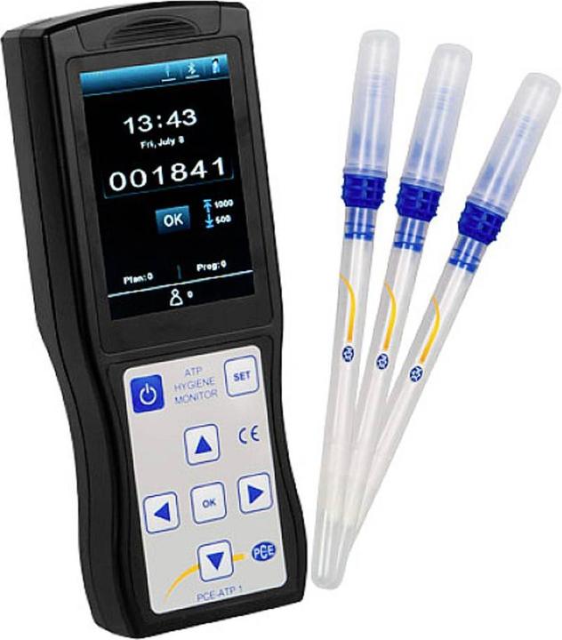 Produktbild PCE Instruments Set bestehend aus 1x ATP-Tester PCE-ATP 1 und 1 Packung Teströhrchen (100 Stück) PCE-ATP SWAB
