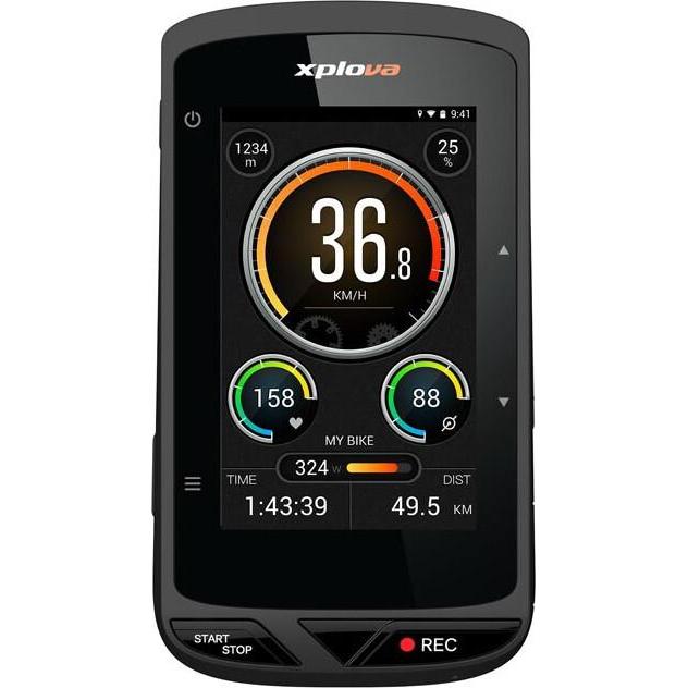 Xplova, Velocomputer, (Weltweite Basiskarte)