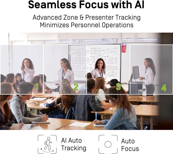 Image du produit Ipevo KFT VC-Z4K Caméra PTZ UHD 4K noire (3840 x 2160 pixels)