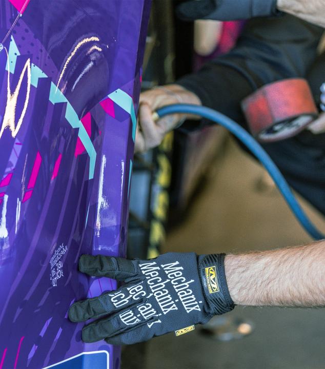 Actual product image Mechanix Wear Gloves Mechanix The Original® black size 12 / XXL. Velcro, artificial leather, TrekDry® (12, XXL)