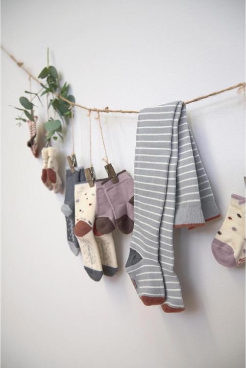 Produktbild Lässig Strumpfhosen Tiny Farmer Gr. 50/56 Grau/Orange/Weiss (50/56)