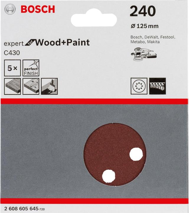 Actual product image Bosch Professional Zubehör Expert for Wood and Paint (240)
