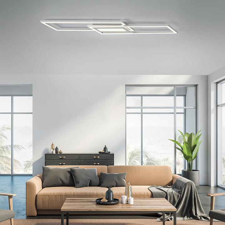 Produktbild Selltec LED Deckenleuchte MINCIO Serienschalter, getrennt schaltbar, warmweiss Licht (5600 lm)