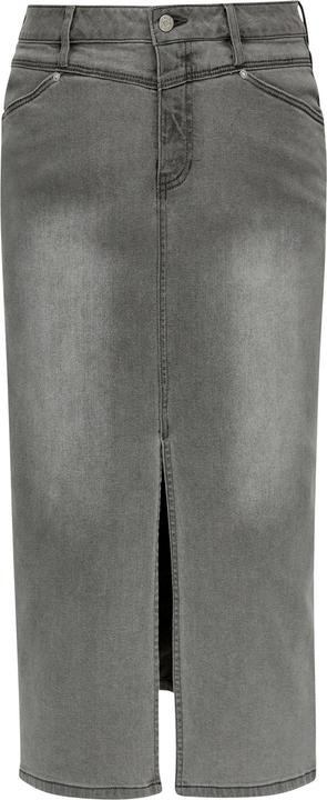 Image du produit S.Oliver Rock Midirock aus Denim mit Schlitz und Sattelbund (34)